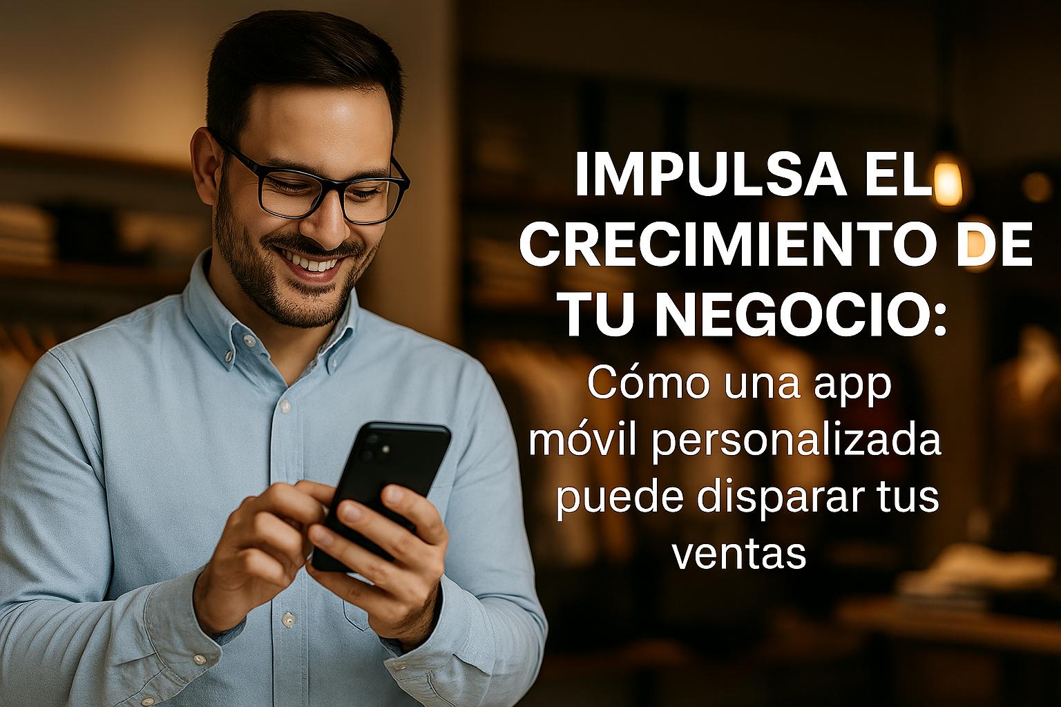 Impulsa el Crecimiento de tu Negocio: Cómo una App Móvil Personalizada Puede Disparar tus Ventas