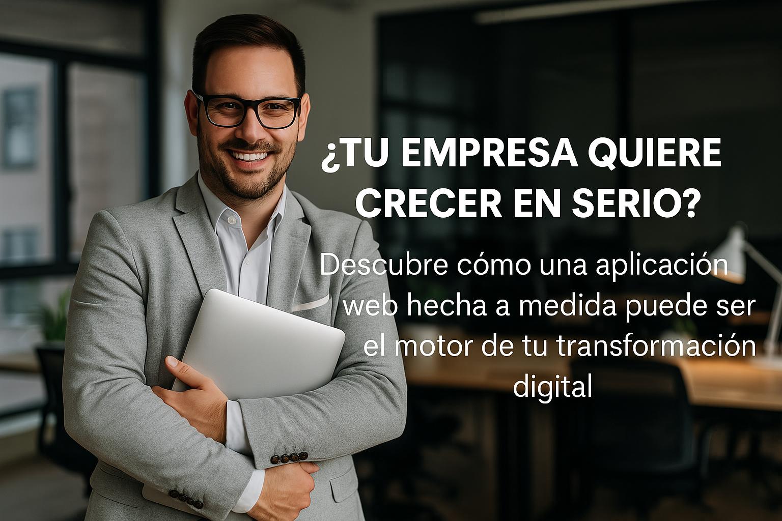 ¿Tu Empresa Quiere Crecer en Serio? Descubre Cómo una Aplicación Web Hecha a Medida Puede Ser el Motor de tu Transformación Digital